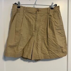 Uniqlo shorts. Colour: tan. Size: M.